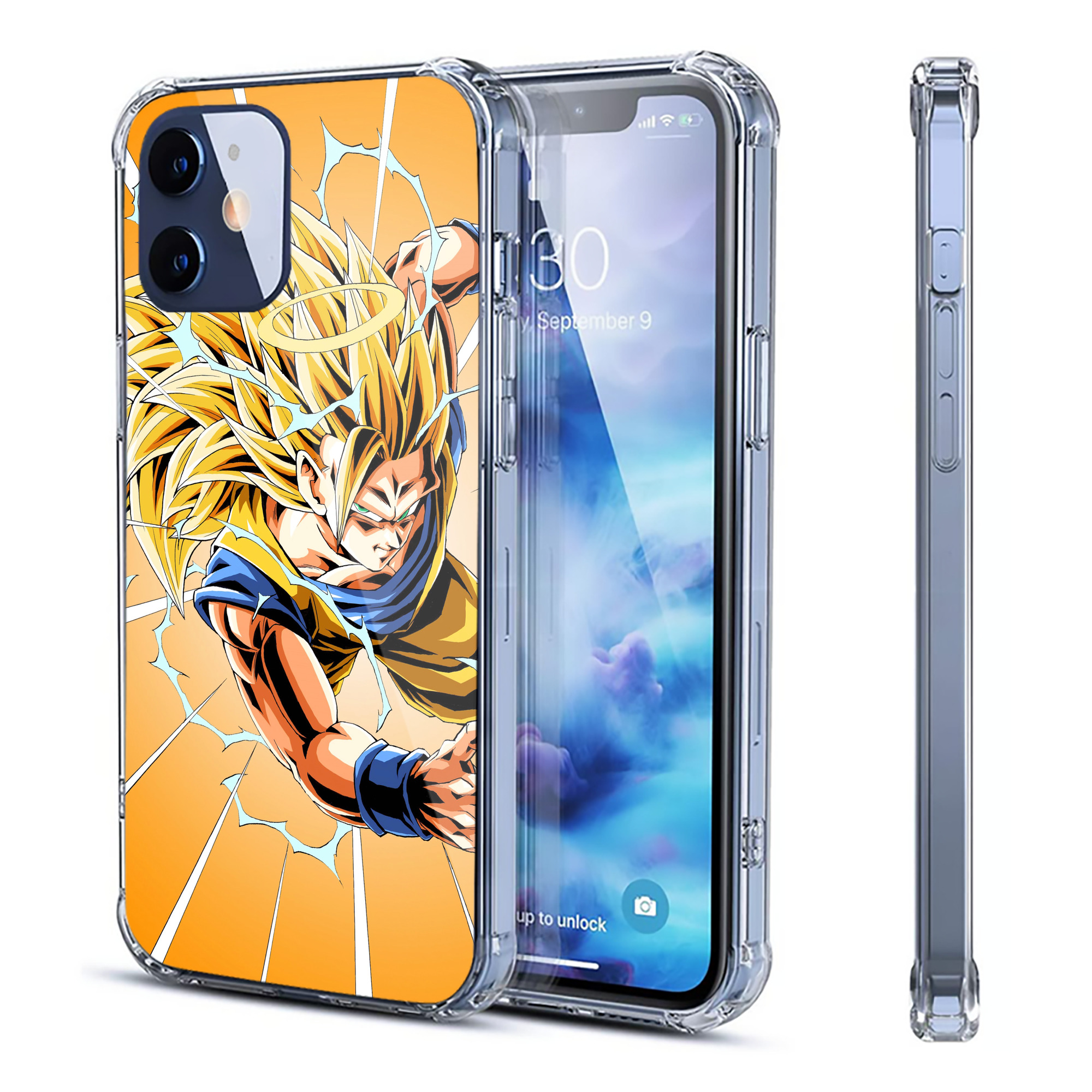 （画像用） ドラゴンボール DRAGON BALL 【iPhone 12シリーズ対応】透明スマホケース（クリアソフトケース）
